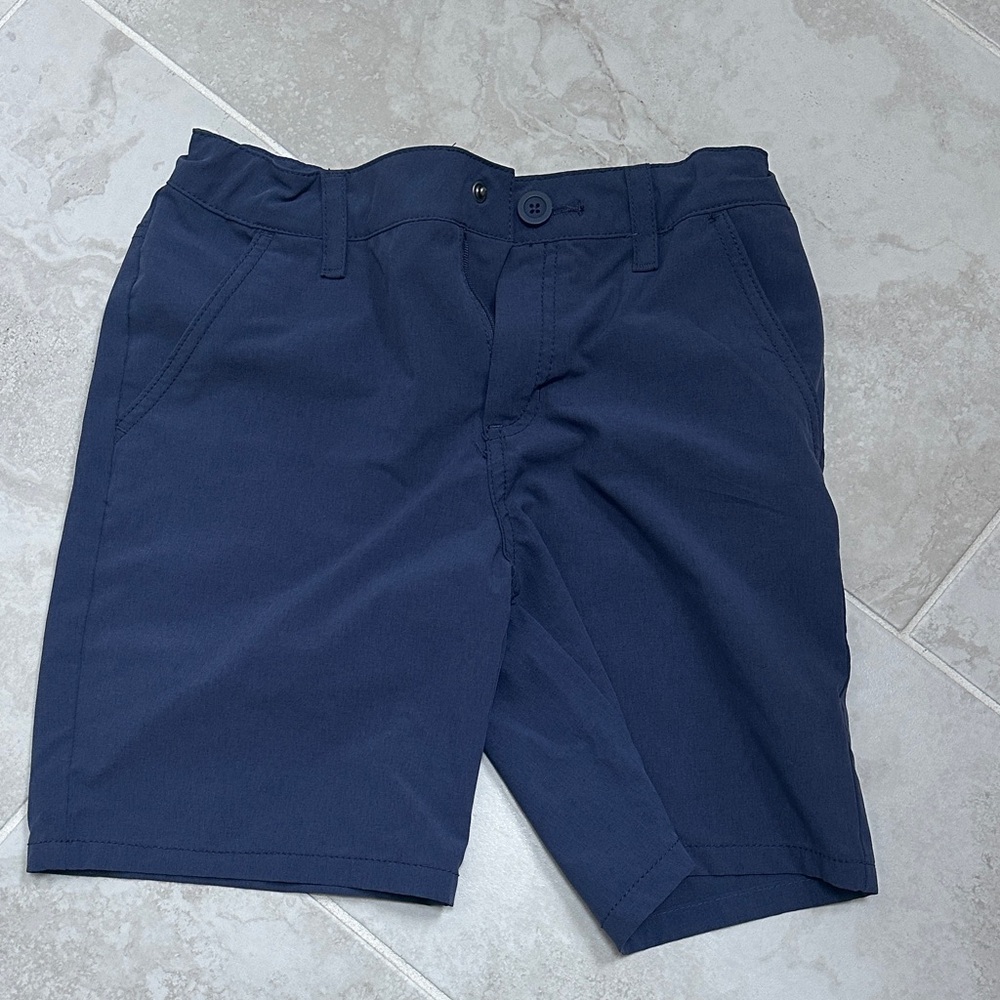 Cat & Jack Men's Deep Blue Flat Front Shorts